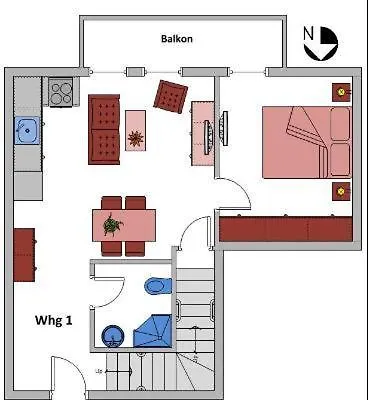 Appartement Dorfleben 1 *